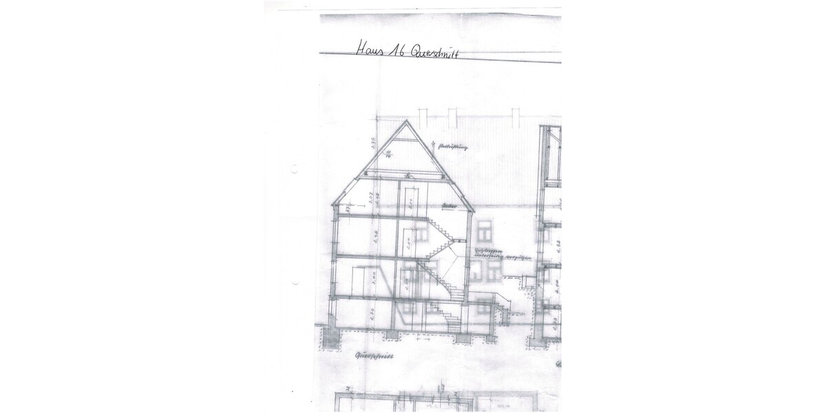 Querschnitt Haus 16